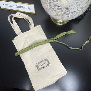 Gucci Canvas Small Shopping Bag and Ribbon